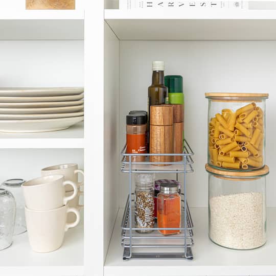 Household Essentials Glidez 2-Tier Spice Rack Organizer